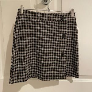 Plaid pencil skirt